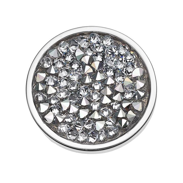Simply Vera Vera Wang Disc Ring With Swarovski Crystals, Women's, Size: 8, White
