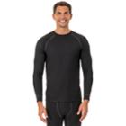 Big & Tall Men's Fruit Of The Loom Signature Grid Tech Thermal Base Layer Tee, Size: Xxl Tall, Black