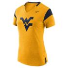 Women's Nike West Virginia Mountaineers Fan Top, Size: Medium, Gold