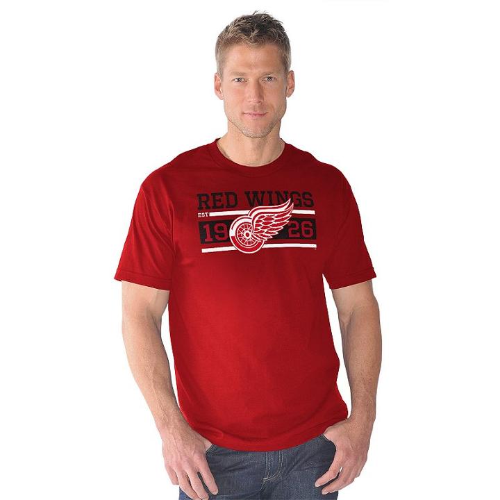 Men's Detroit Red Wings Overtime Tee, Size: Medium