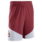 Men's Nike Oklahoma Sooners New Classic Dri-fit Shorts, Size: Large, Dark Red