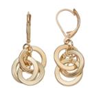 Dana Buchman Drop Earrings, Women's, Gold