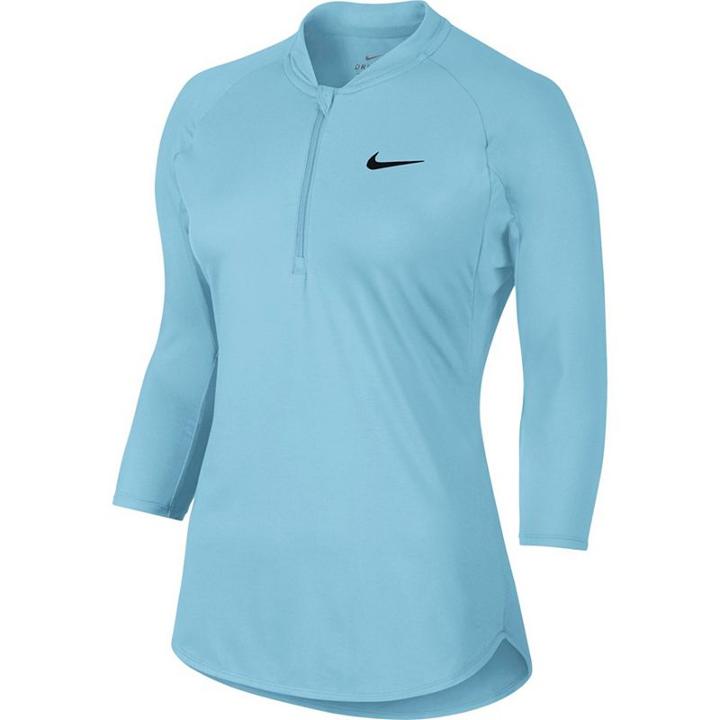 Women's Nike Court Dry Pure Tennis Top, Size: Small, Blue Other