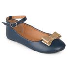 Journee Collection Afton Girls' Dress Shoes, Size: 11, Blue (navy)
