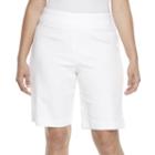 Plus Size Croft & Barrow&reg; Pull-on Stretch Bermuda Shorts, Women's, Size: 16 W, White Oth