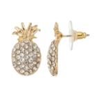 Pineapple Nickel Free Drop Earrings, Women's, Multicolor