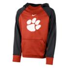 Boys 8-20 Nike Clemson Tigers Therma-fit Colorblock Hoodie, Size: Xl 18-20, Orange