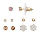Lc Lauren Conrad Cubic Zirconia Nickel Free Stud Earring Set, Women's, Multicolor