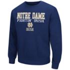 Men's Notre Dame Fighting Irish Fleece Sweatshirt, Size: Medium, Blue (navy)