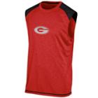 Men's Champion Georgia Bulldogs Colorblock Muscle Tee, Size: Xxl, Red