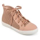 Journee Collection Nycole Women's High Top Shoes, Size: Medium (8.5), Light Pink