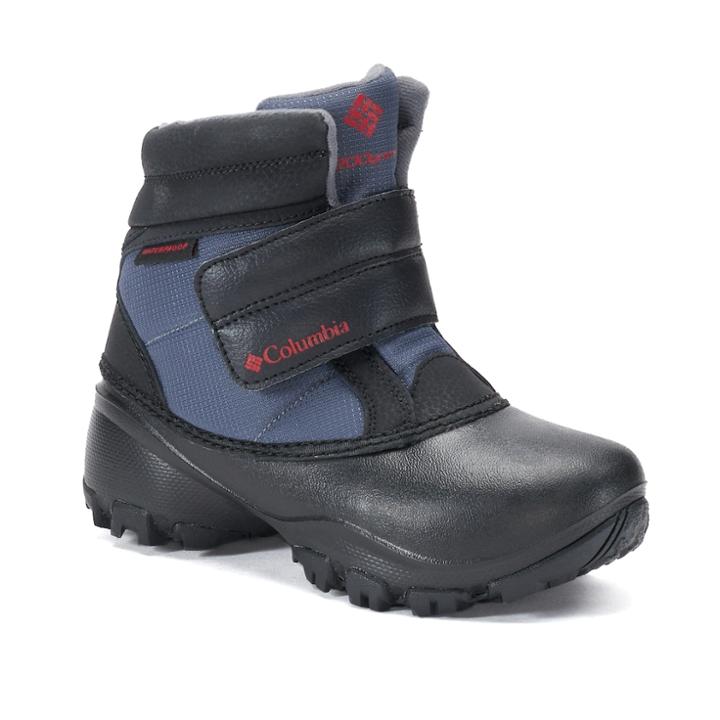 Columbia Rope Tow Kruser Boys' Waterproof Winter Boot, Size: 3, Light Grey