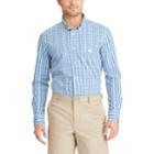 Big & Tall Chaps Easy Care Stretch Plaid Shirt, Men's, Size: Xxl Tall, White
