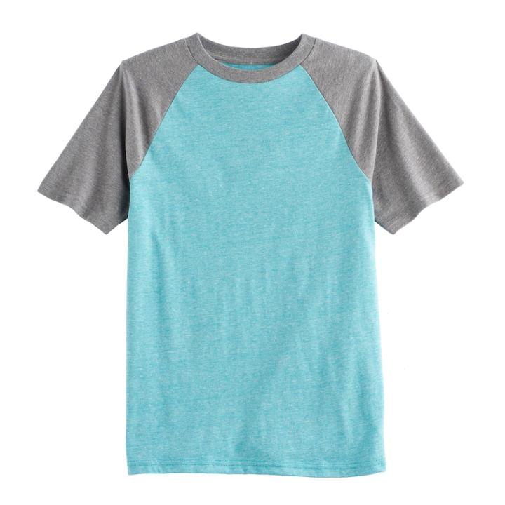 Boys 8-20 Urban Pipeline Colorblock Tee, Size: Large, Turquoise/blue (turq/aqua)