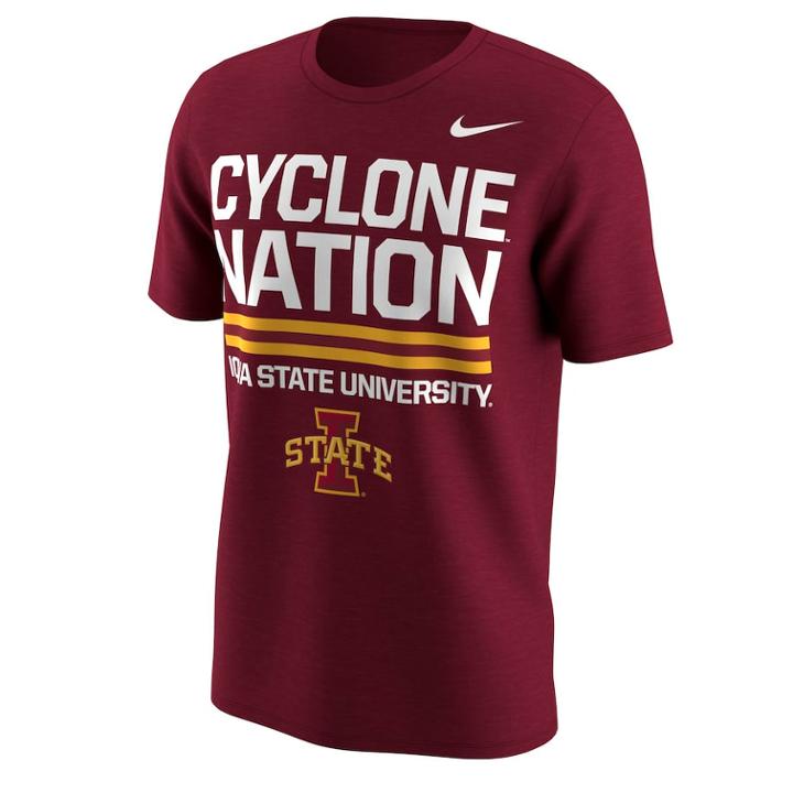 Men's Nike Iowa State Cyclones Local Tee, Size: Medium, Multicolor