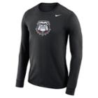 Men's Nike Georgia Bulldogs Dri-fit Logo Tee, Size: Xxl, Black
