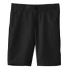 Husky Boys' 8-20 Chaps School Uniform Performance Shorts, Boy's, Size: 18 Husky, Black