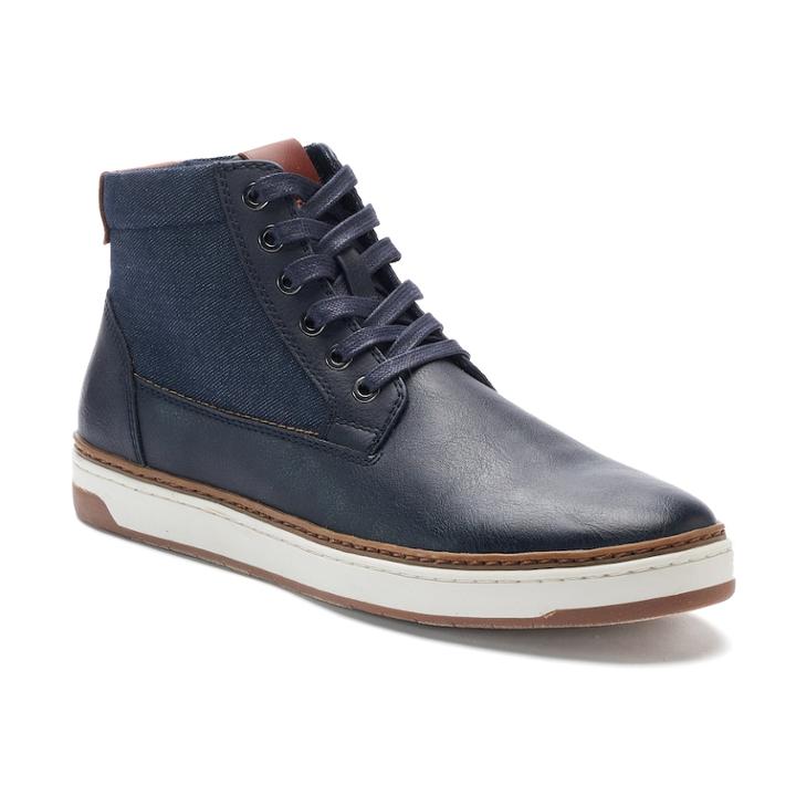 Sonoma Goods For Life&trade; Romney Men's Casual Boots, Size: 10.5, Blue (navy)