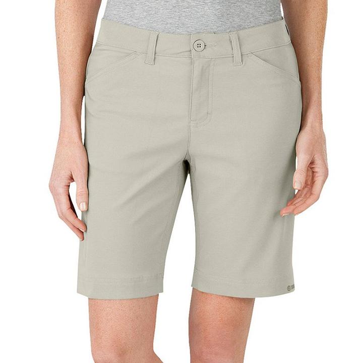 Dickies Stretch Performance Shorts - Women's, Size: 6, Beige Oth