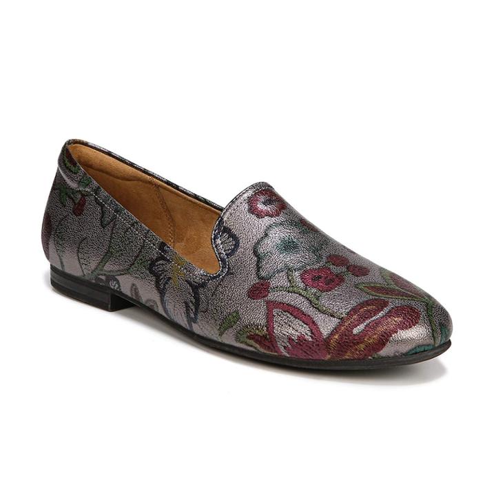 Naturalsoul By Naturalizer Alexis Women's Loafers, Size: 10 Wide, Dark Grey