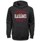 Boys 8-20 Chicago Blackhawks Promo Hoodie, Size: M 10-12, Grey (charcoal)