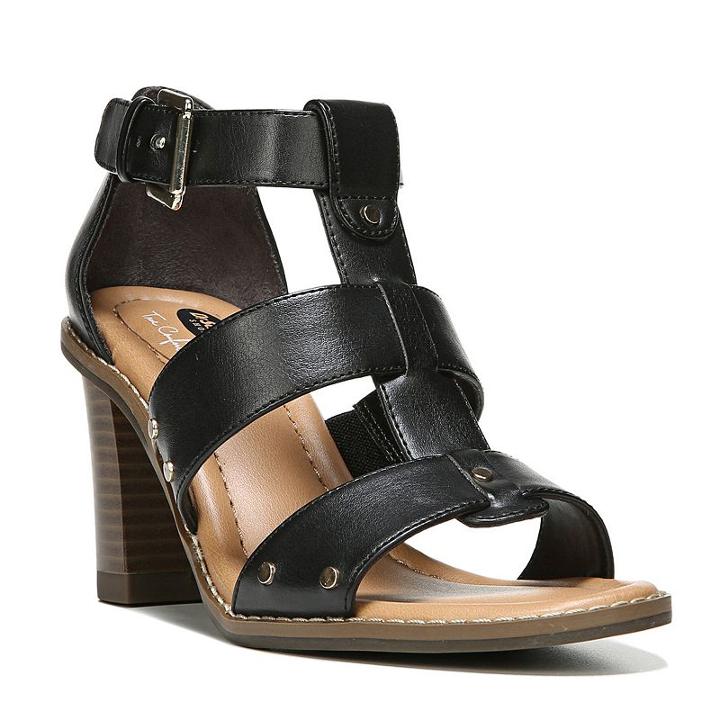 Dr. Scholl's Proud Women's Block Heel Sandals, Size: Medium (7), Black