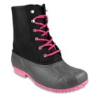 London Fog Wynter Women's Waterproof Rain Boots, Size: 10, Black