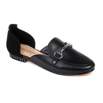 American Glamour By Badgley Mischka Allison Women's D'orsay Loafers, Size: Medium (8), Black