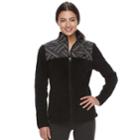 Women's Fila Sport&reg; Long Sleeve Fleece Jacket, Size: Medium, Black