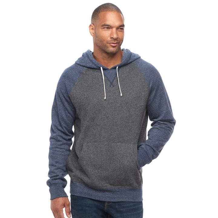 Big & Tall Sonoma Goods For Life&trade; Classic-fit Sherpa-lined Hoodie, Men's, Size: Xl Tall, Black