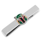 Star Wars Boba Fett Distressed Helmet Tie Bar, Men's, Green