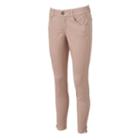 Women's Artisan Crafted By Democracy Pink Zip-ankle Jeggings, Size: 14, Beige Oth
