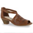 Easy Street Anita Women's High Heels, Size: 10 Wide, Med Brown