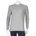 Men's Heat Holders Comfort Stretch Base Layer Performance Crewneck Tee, Size: Large, Grey