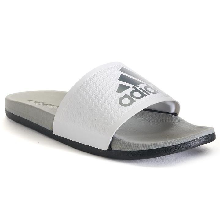 Adidas Adilette Supercloud Plus Men's Slide Sandals, Size: 10, White