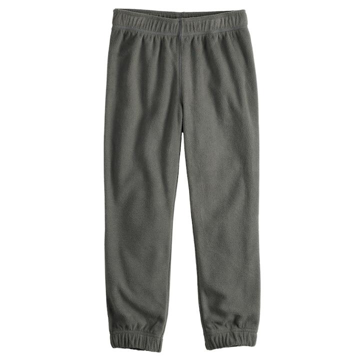 Boys 4-12 Jumping Beans&reg; Fleece Jogger Pants, Size: 5, Med Grey