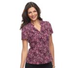 Women's Dana Buchman Trapunto Shirt, Size: Xl, Med Pink