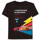 Disney / Pixar Cars 3 Boys 4-7 Lightning Mcqueen Piston Cup Champion Graphic Tee, Boy's, Size: 7, Black