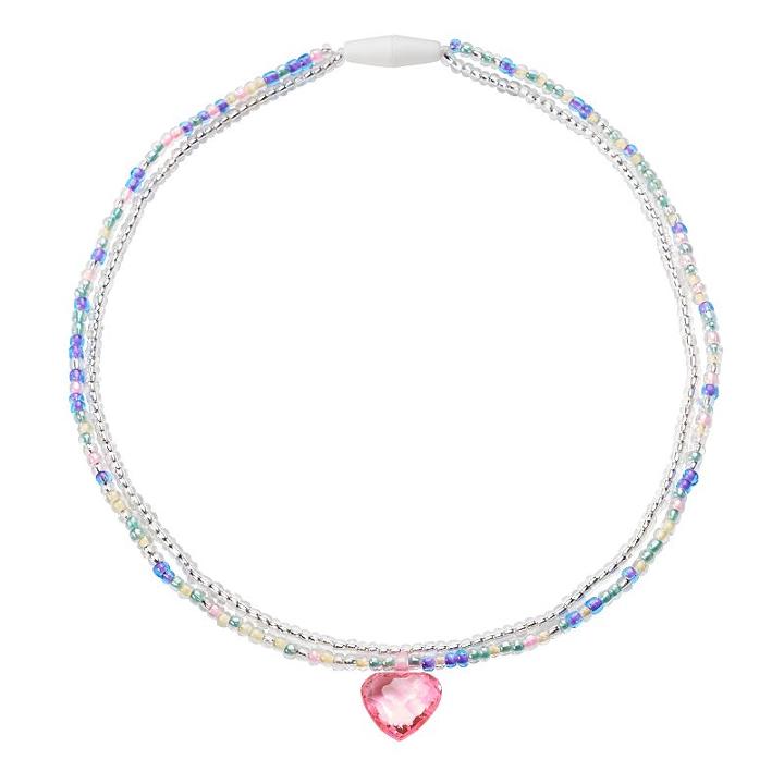 Girls 4-6x Carter's Double Strand Heart Necklace, Girl's, Multicolor