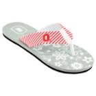 Women's Ohio State Buckeyes Floral Flip Flop Sandals, Size: Small, Multi