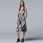 Women's Simply Vera Vera Wang Textured Tank Dress, Size: Small, Black