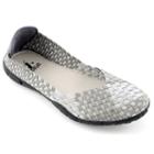 Corkys Sidewalk Women's Featherlite Slip-on Flats, Size: 7, Silver