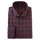 Men's Andrew Fezza Slim-fit Comfort Flex Collar Dress Shirt, Size: 16.5, Red Other