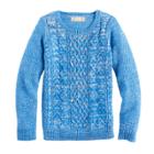 Girls 7-16 & Plus Size Pink Republic Embellished Cable Knit Sweater, Size: Small, Light Blue