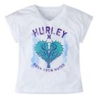 Girls 7-16 Hurley Permanent Vacation Knit Tee, Girl's, Size: Medium, White