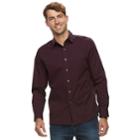 Men's Apt. 9&reg; No-iron Stretch Button-down Shirt, Size: Small, Red