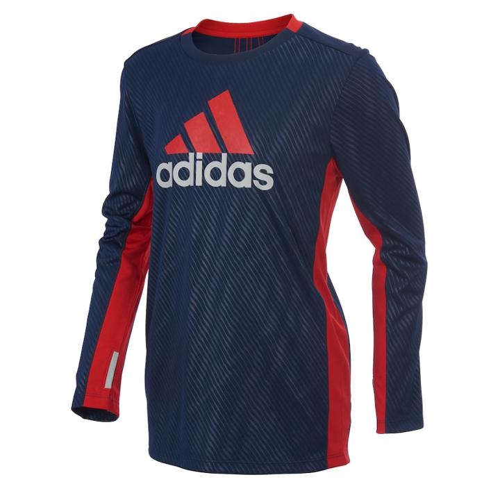 Boys 8-20 Adidas Helix Vibe Training Tee, Size: Medium, Blue (navy)