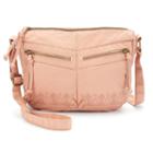 Mudd&reg; Tafni Embroidered Crossbody Bag, Women's, Light Pink