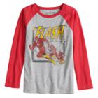 Boys 4-12 Jumping Beans&reg; The Flash Raglan Graphic Tee, Size: 10, Dark Red