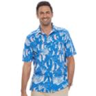 Men's Croft & Barrow&reg; Classic-fit Crosshatch Button-down Shirt, Size: Large, Dark Blue
